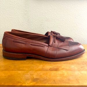 Allen Edmonds Cody Tassel Mens 66965 Brown Leather Casual Dress Loafers Sz 14
